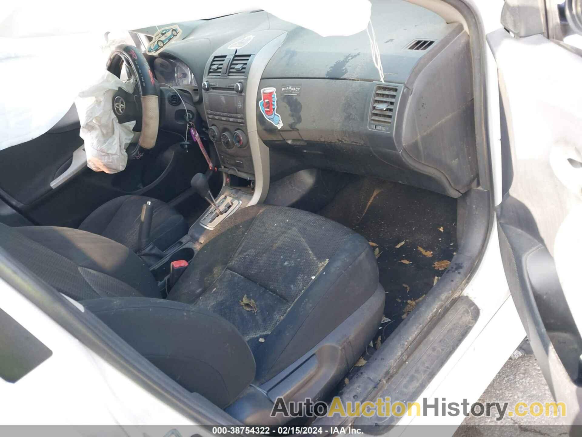 TOYOTA COROLLA S, 2T1BU4EE3BC590549