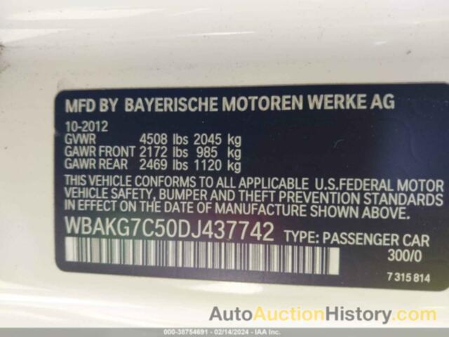 BMW 335I, WBAKG7C50DJ437742