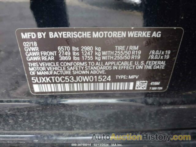 BMW X5 EDRIVE XDRIVE40E IPERFORMANCE, 5UXKT0C53J0W01524