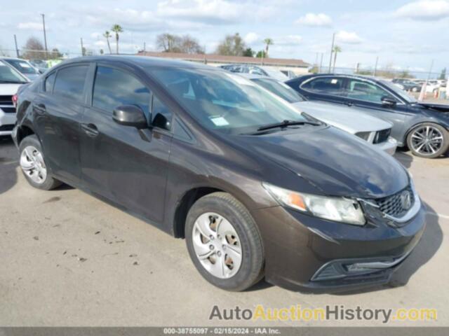 HONDA CIVIC LX, 2HGFB2F51DH568120