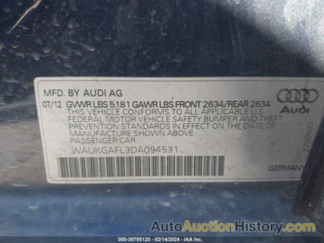 AUDI S4 3.0T PREMIUM PLUS, WAUKGAFL3DA094531