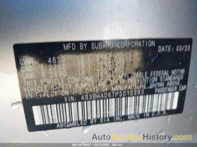 SUBARU LEGACY PREMIUM, 4S3BWAD67P3015390