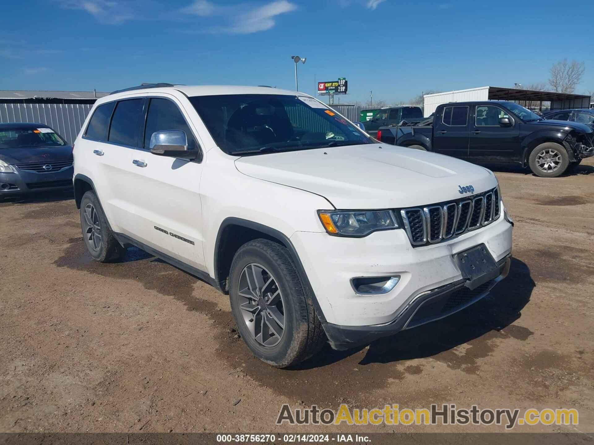 JEEP GRAND CHEROKEE LIMITED, 1C4RJEBG1KC615573