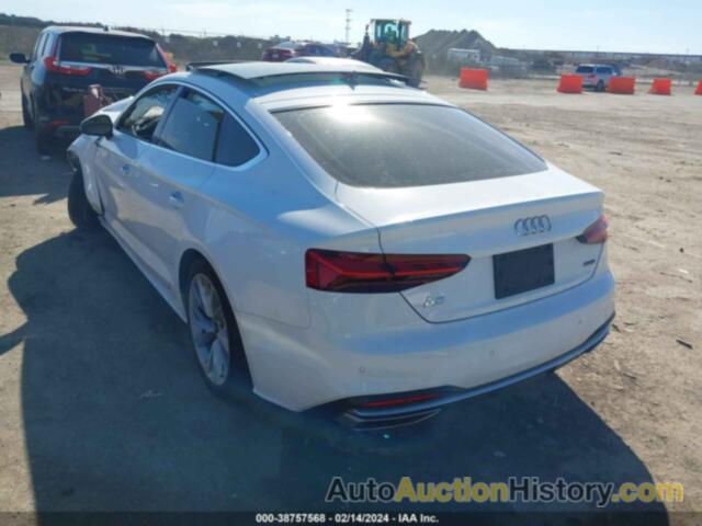 AUDI A5 SPORTBACK PREMIUM 40 TFSI QUATTRO S TRONIC, WAUABCF5XPA026321