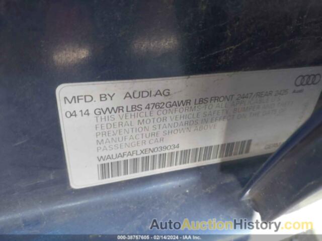 AUDI A4 PREMIUM, WAUAFAFLXEN039034