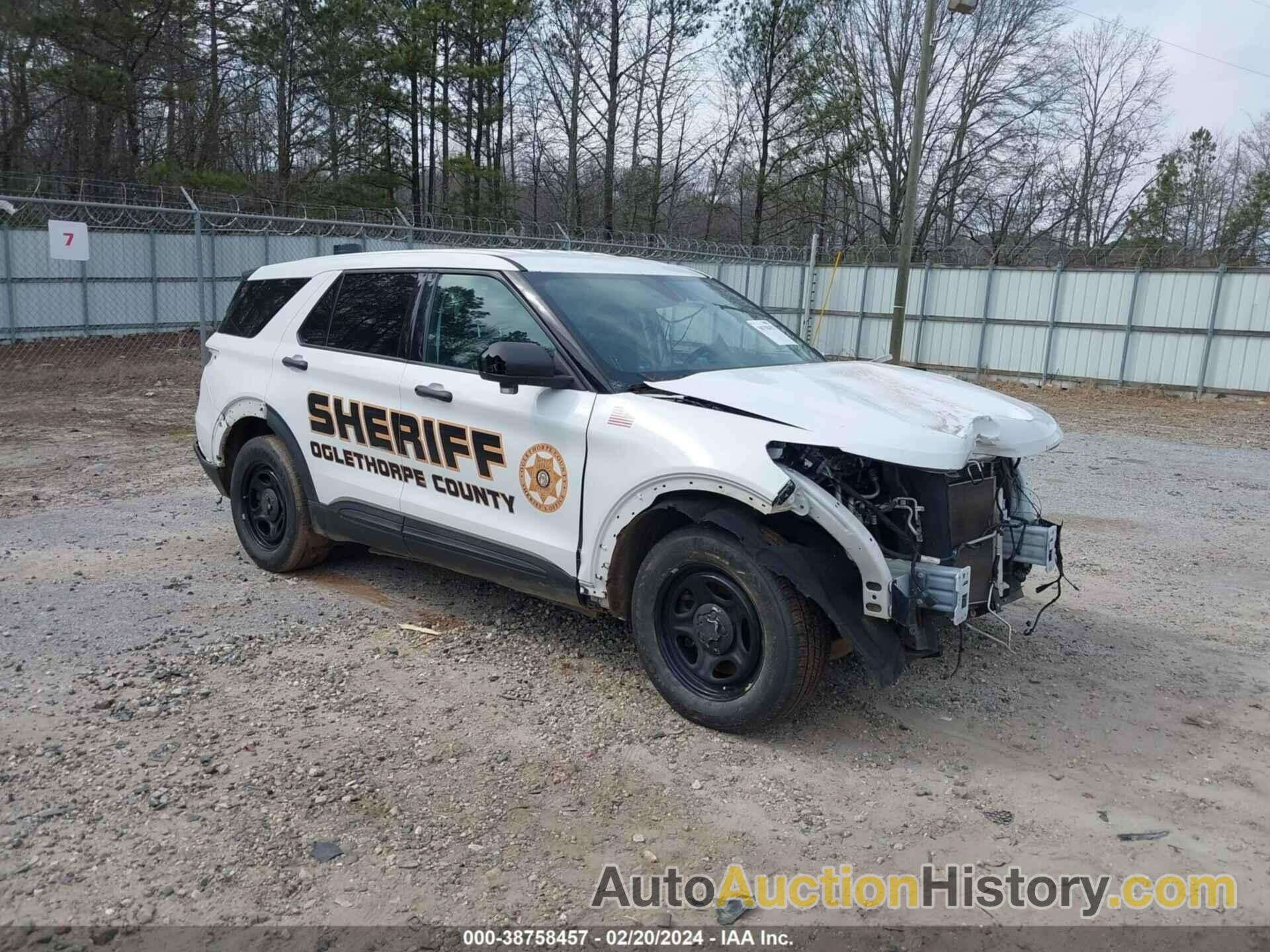 FORD POLICE INTERCEPTOR UTILITY, 1FM5K8AB8MGA17653