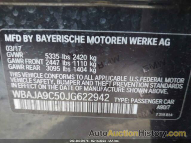BMW 530E IPERFORMANCE, WBAJA9C50JG622942