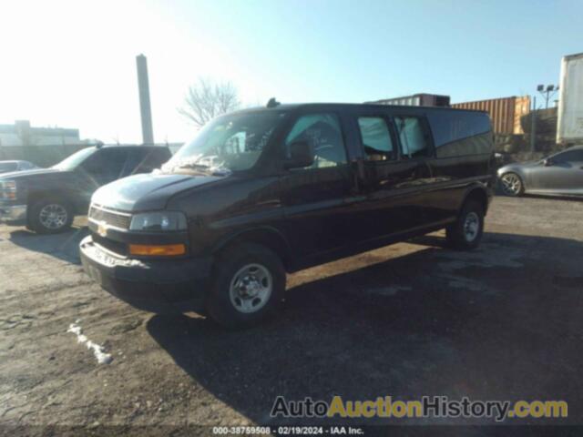 CHEVROLET EXPRESS PASSENGER RWD 3500 EXTENDED WHEELBASE LS, 1GAZGNFP9L1258691