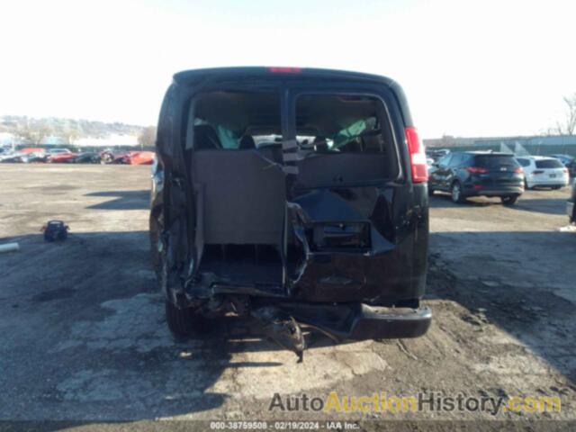 CHEVROLET EXPRESS PASSENGER RWD 3500 EXTENDED WHEELBASE LS, 1GAZGNFP9L1258691