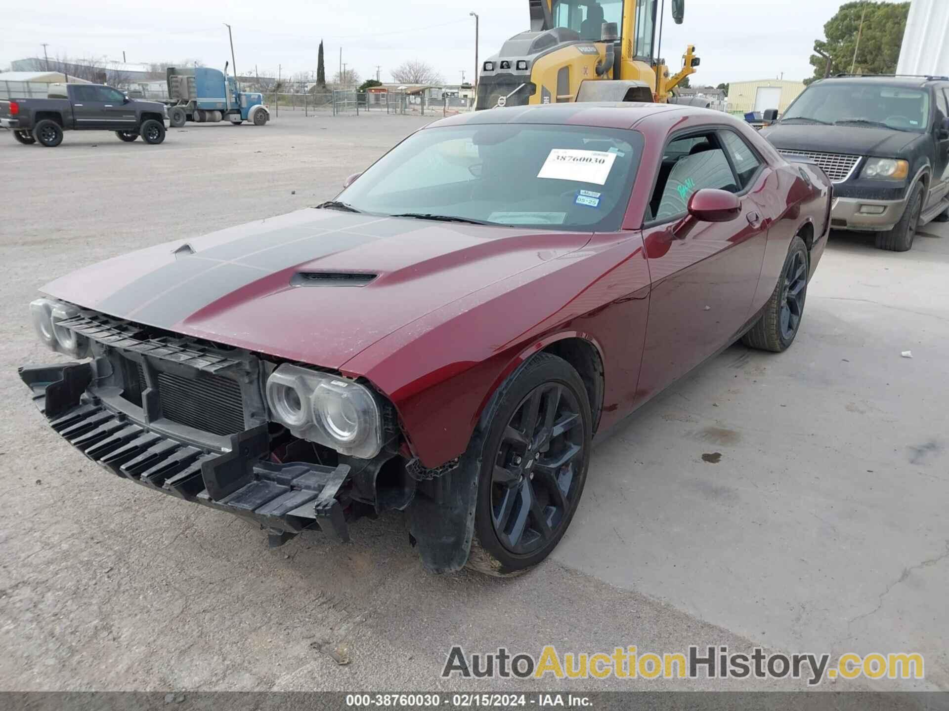 DODGE CHALLENGER SXT, 2C3CDZAG2PH574465