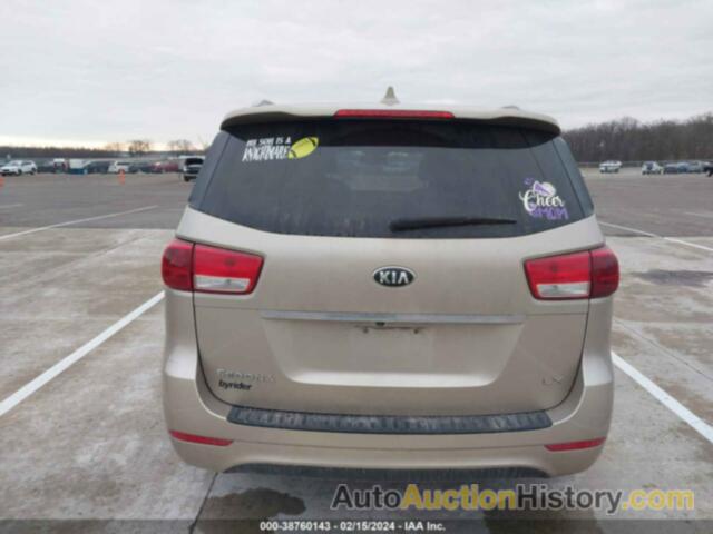 KIA SEDONA LX, KNDMB5C18F6064581