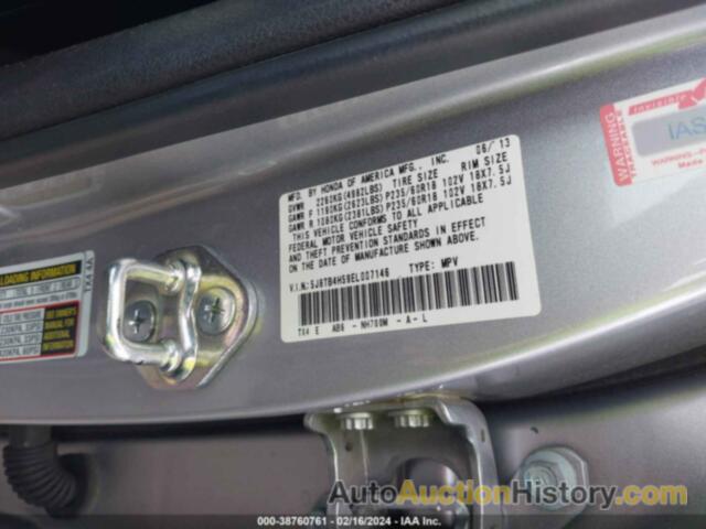 ACURA RDX, 5J8TB4H59EL007146