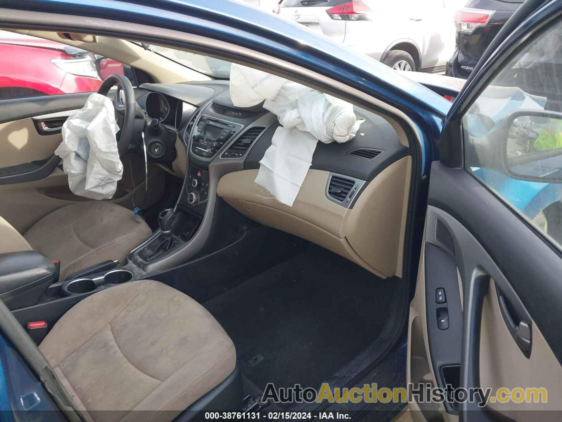 HYUNDAI ELANTRA SE, KMHDH4AE1GU651258