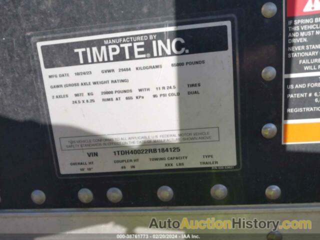 TIMPTE TIMPTE, 1TDH40022RB184125
