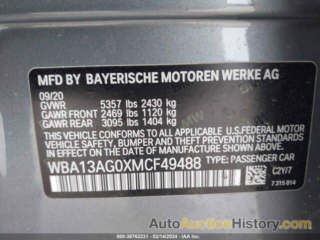 BMW 530E, WBA13AG0XMCF49488