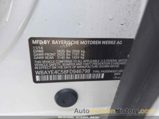 BMW 740LI, WBAYE4C58FD946798