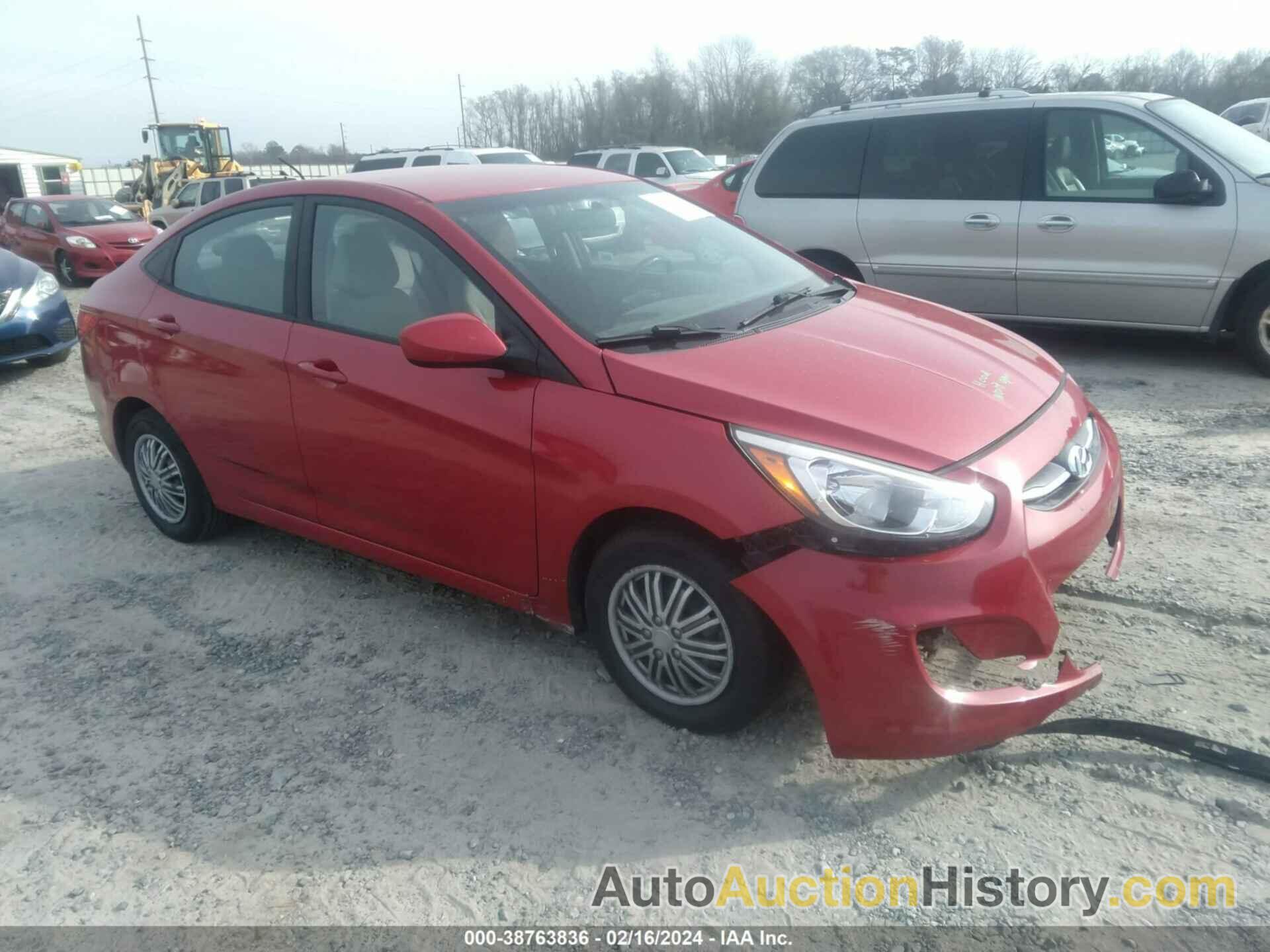 HYUNDAI ACCENT SE, KMHCT4AE5HU213886