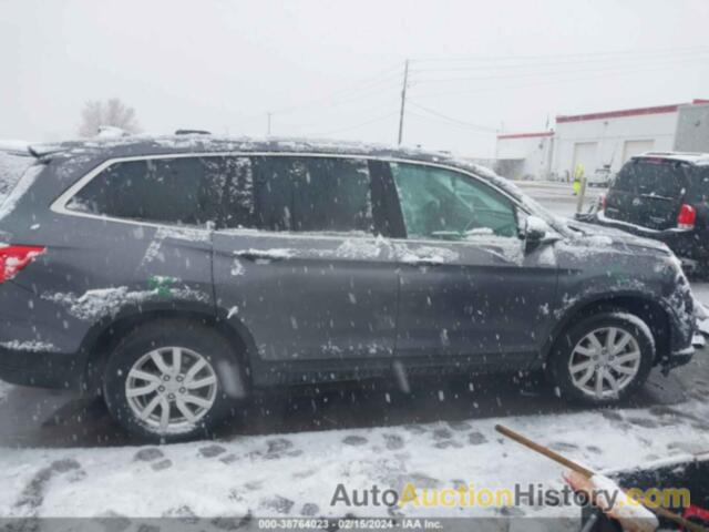 HONDA PILOT LX, 5FNYF6H16KB074724