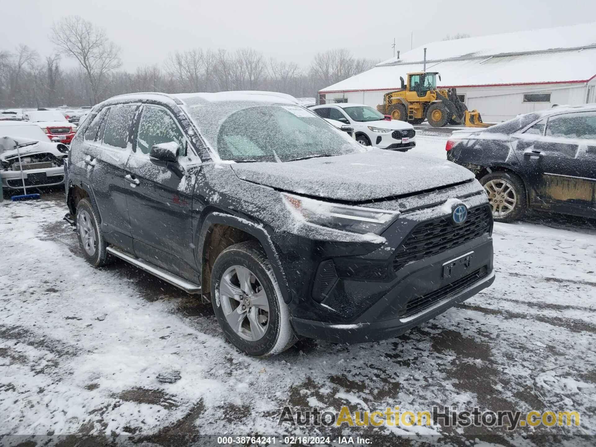 TOYOTA RAV4 XLE HYBRID, 2T3RWRFV0NW144292