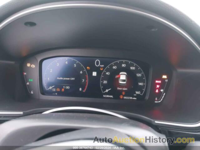 HONDA CIVIC TOURING, 2HGFE1F92RH314640