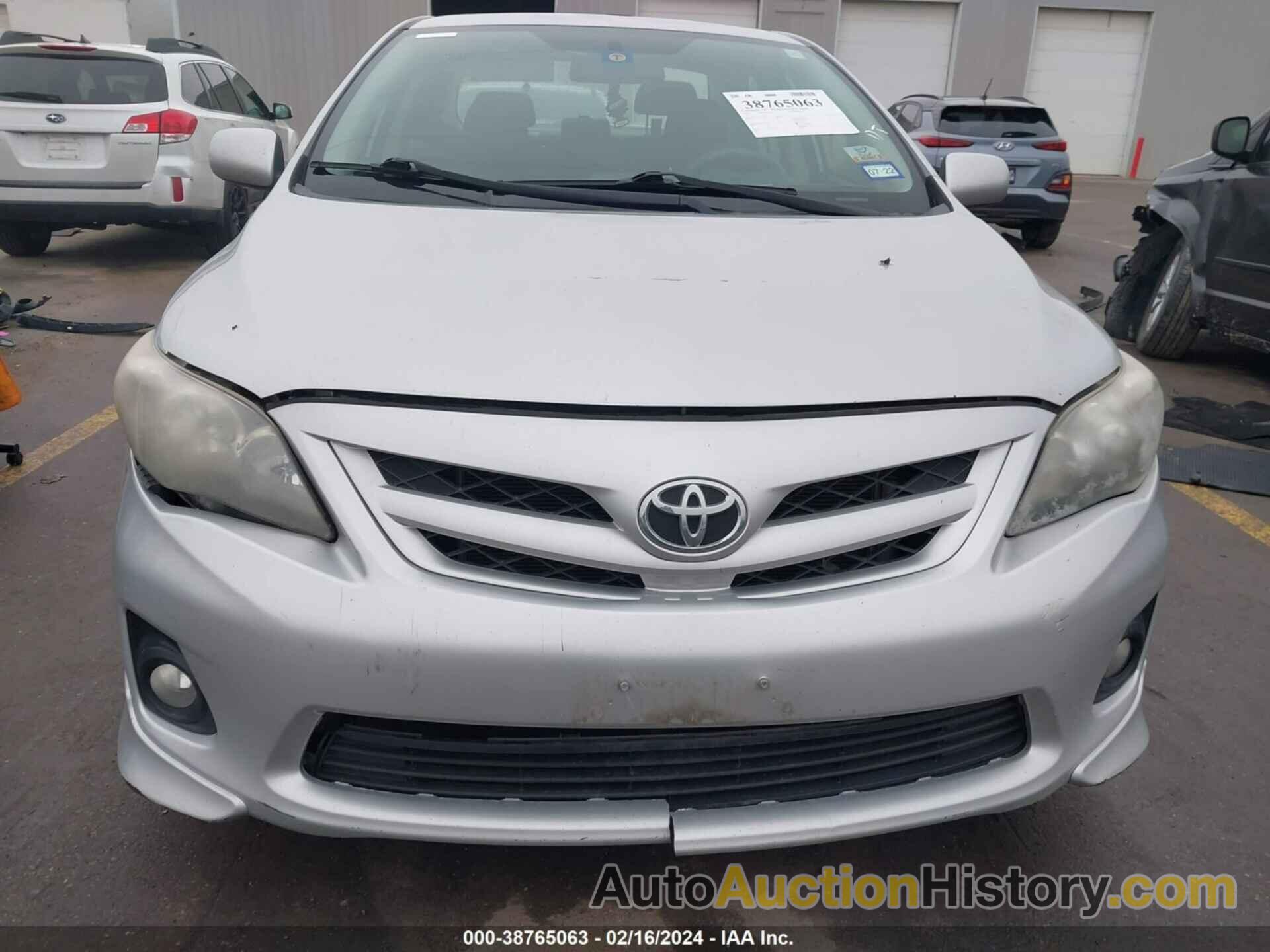 TOYOTA COROLLA S, 5YFBU4EE8CP013968