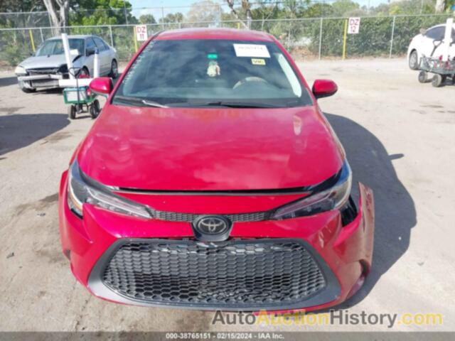 TOYOTA COROLLA LE, 5YFEPMAE8MP263576