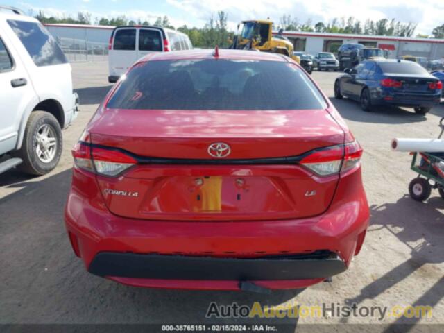 TOYOTA COROLLA LE, 5YFEPMAE8MP263576