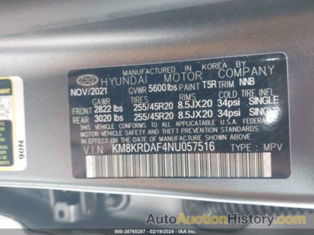 HYUNDAI IONIQ 5 LIMITED, KM8KRDAF4NU057516