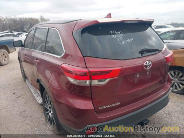 TOYOTA HIGHLANDER SE, 5TDKZRFH1HS509569