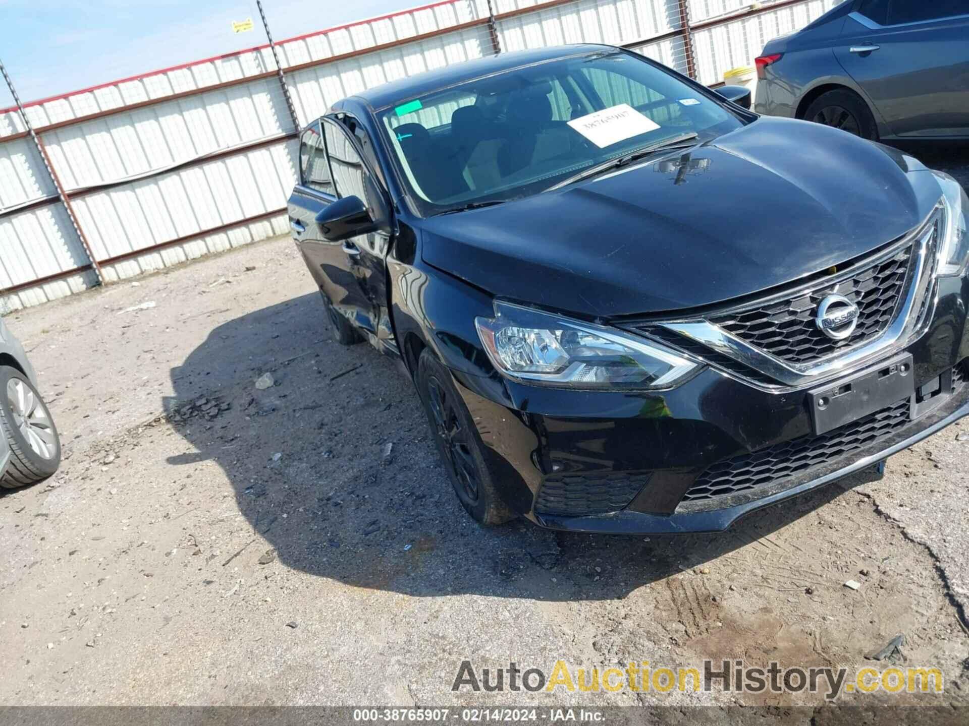 NISSAN SENTRA S, 3N1AB7AP7KY245781