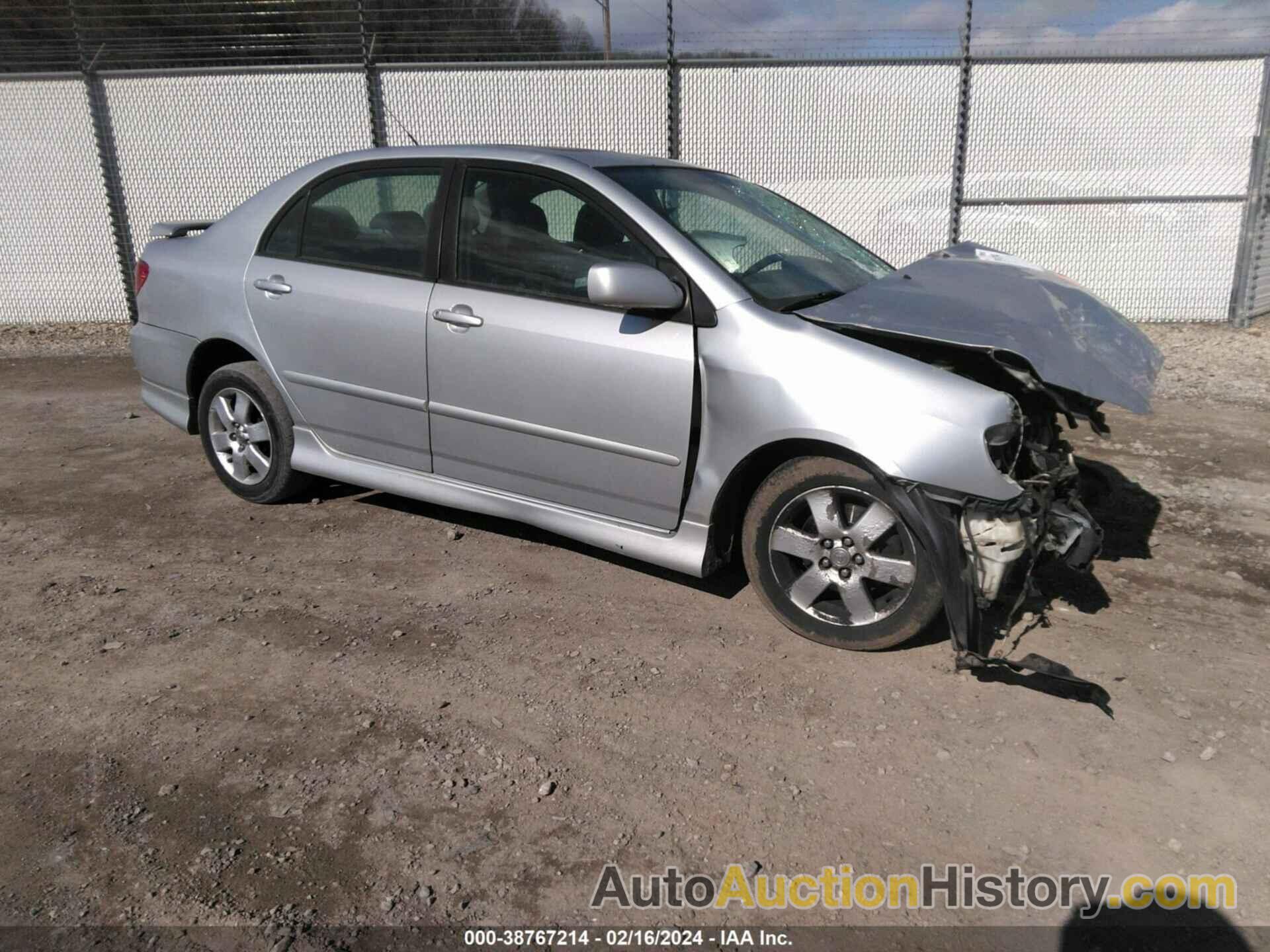 TOYOTA COROLLA S, 2T1BR32E08C895662