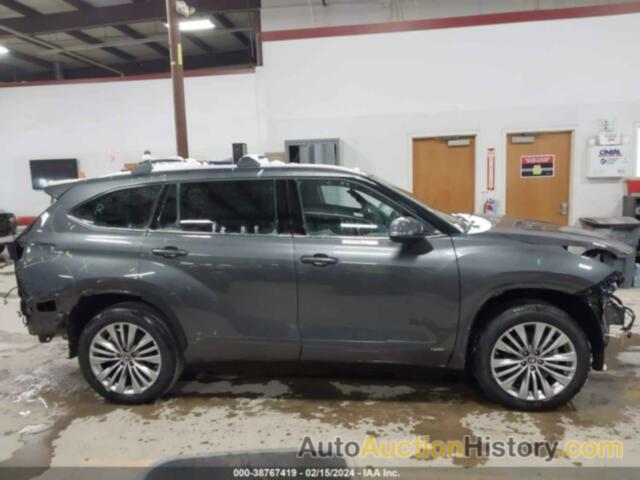 TOYOTA HIGHLANDER HYBRID PLATINUM, 5TDEBRCH3RS605209