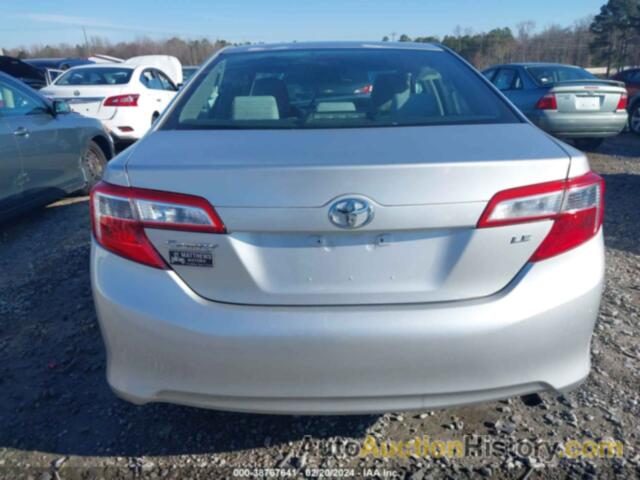 TOYOTA CAMRY LE, 4T1BF1FK7CU588252
