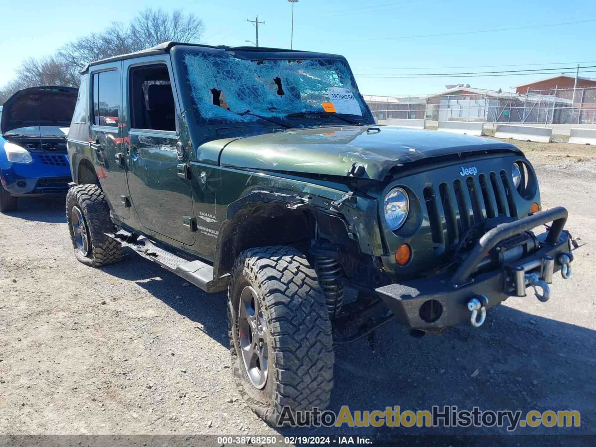 JEEP WRANGLER UNLIMITED SAHARA, 1J4GA59177L101561