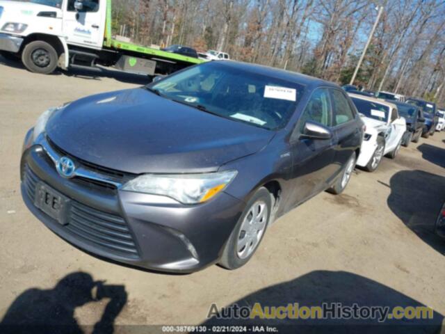 TOYOTA CAMRY HYBRID LE, 4T1BD1FK6FU162871