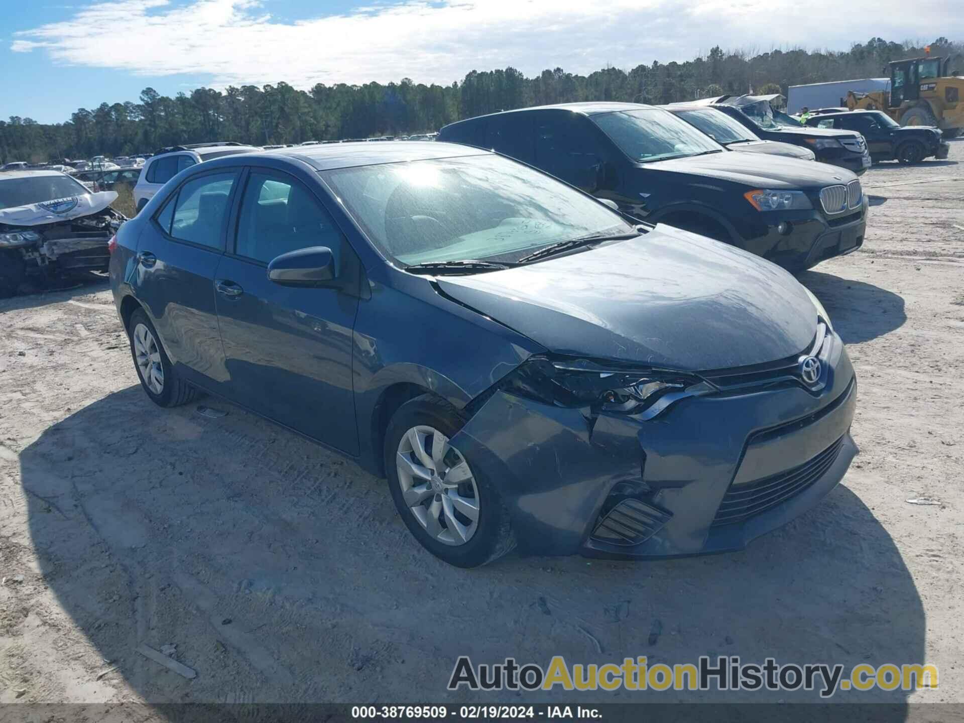 TOYOTA COROLLA LE, 2T1BURHE8FC247654