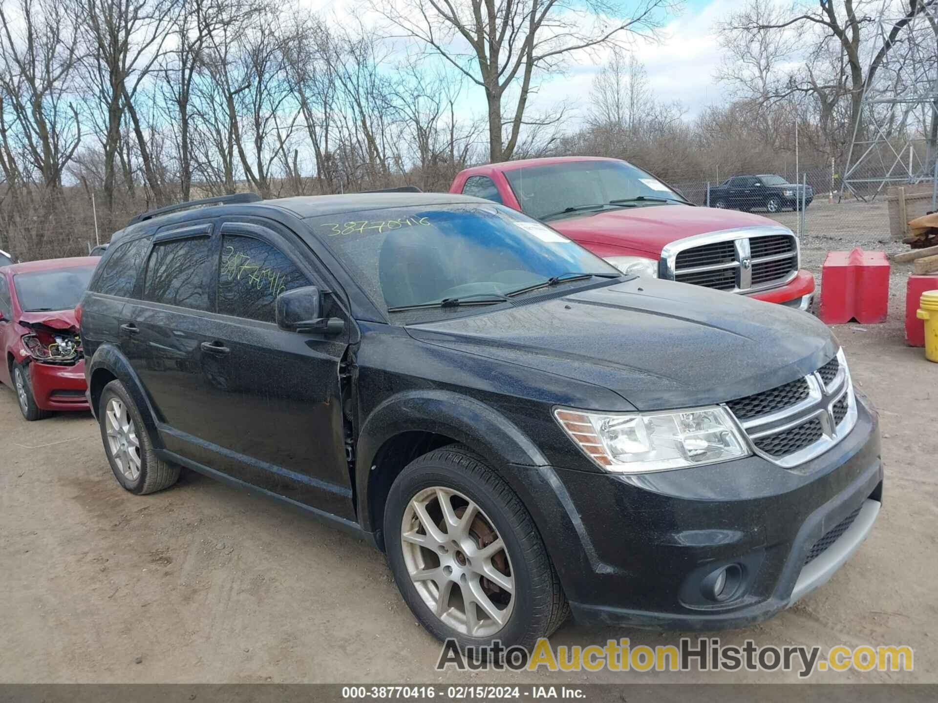 DODGE JOURNEY SXT, 3C4PDCBG3CT206998