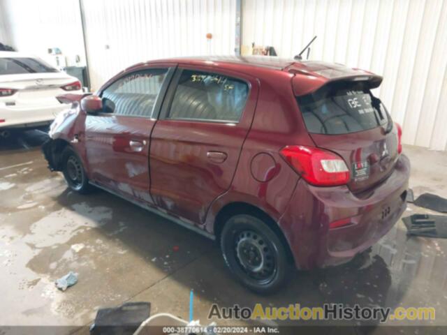 MITSUBISHI MIRAGE ES, ML32A3HJ7JH000491