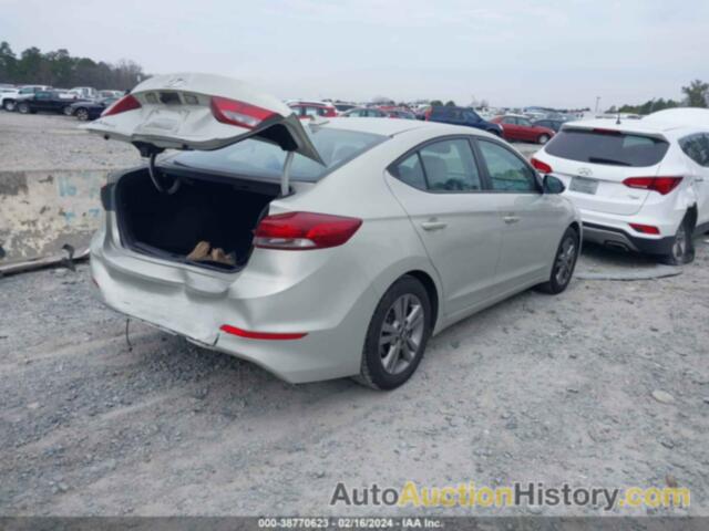 HYUNDAI ELANTRA SEL/VALUE/LIMITED, KMHD84LF6JU633884