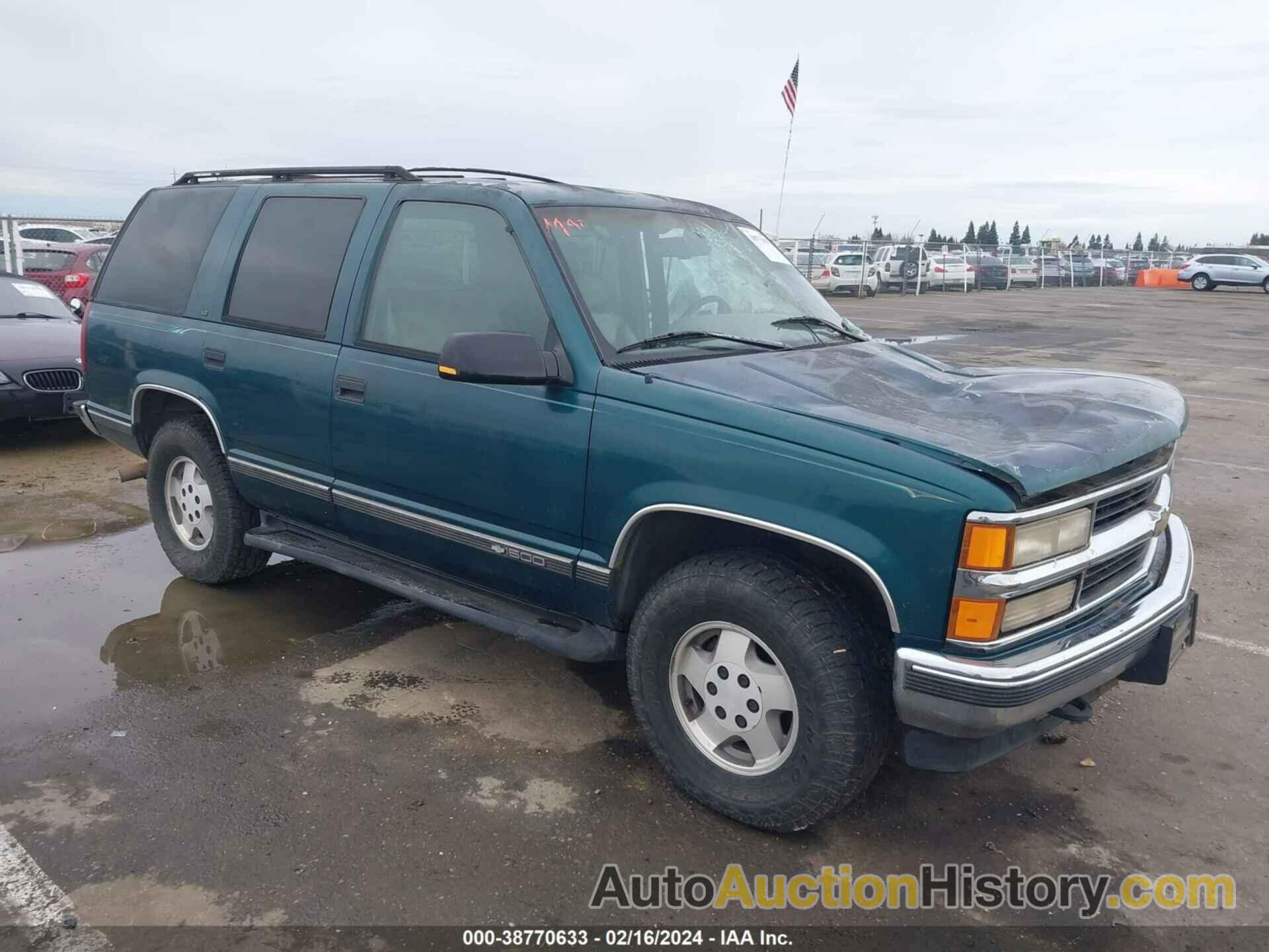 CHEVROLET TAHOE K1500, 1GNEK13K1SJ453051