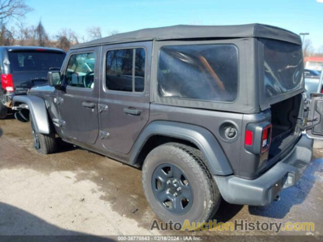 JEEP WRANGLER UNLIMITED SPORT 4X4, 1C4HJXDNXJW284072