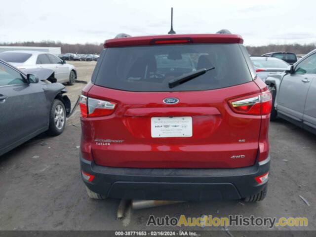 FORD ECOSPORT SE, MAJ6S3GL0KC309142