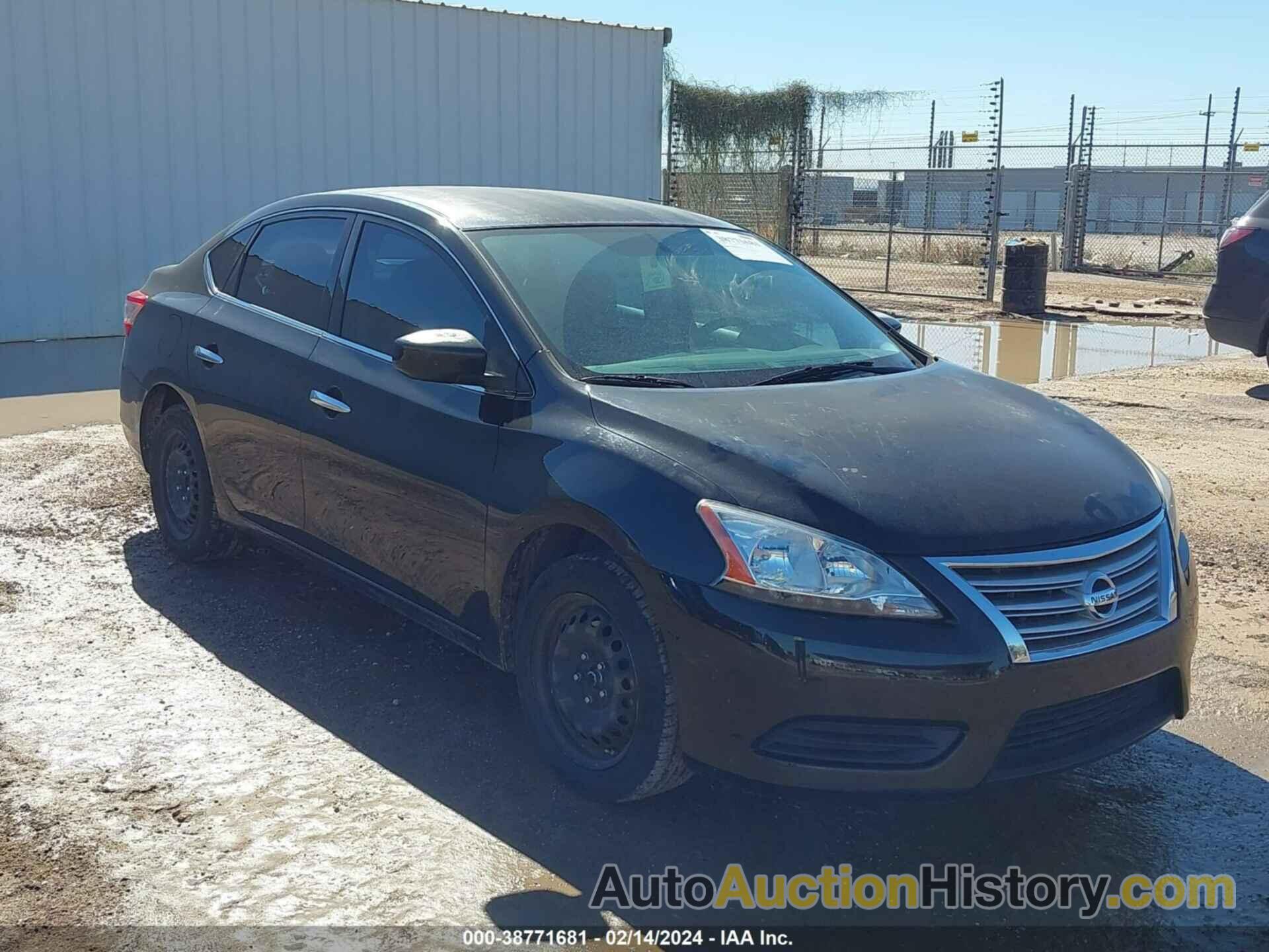 NISSAN SENTRA S, 3N1AB7APXEY201827