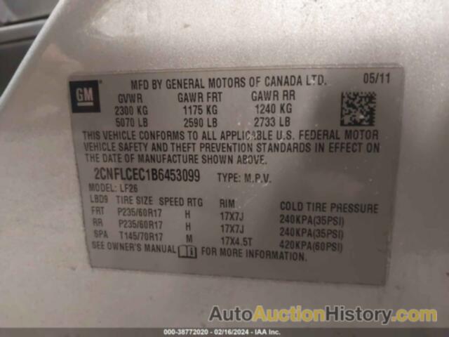 CHEVROLET EQUINOX LS, 2CNFLCEC1B6453099