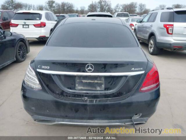 MERCEDES-BENZ C 300 4MATIC/LUXURY 4MATIC/SPORT 4MATIC, 55SWF4KB8FU039832