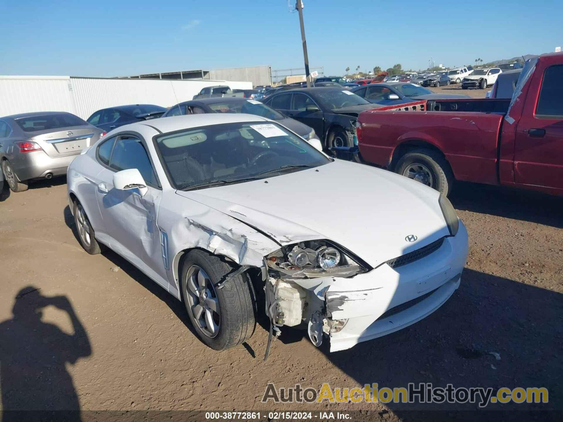 HYUNDAI TIBURON GS, KMHHM65D26U207461