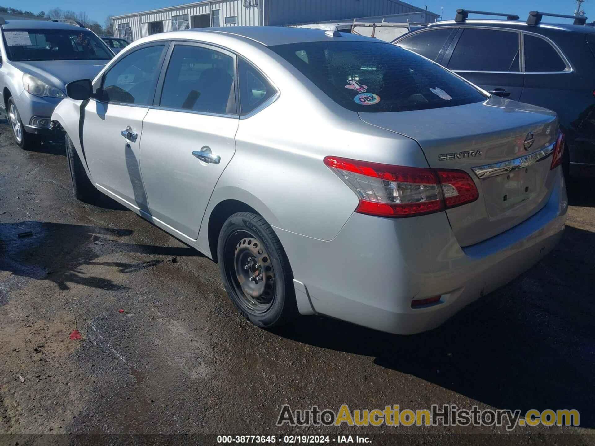 NISSAN SENTRA SV, 3N1AB7AP6FY315535