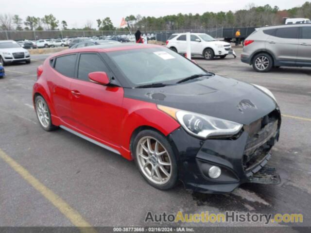 HYUNDAI VELOSTER TURBO W/BLACK, KMHTC6AE7DU100835