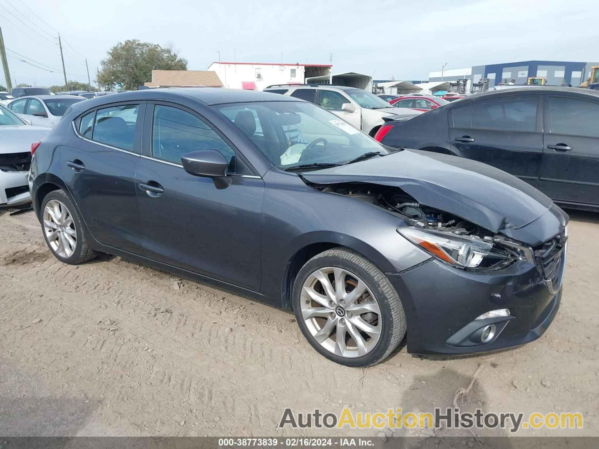 MAZDA 3 GRAND TOURING, JM1BM1M34F1233289