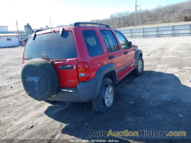 JEEP LIBERTY SPORT, 1J4GL48K13W733494